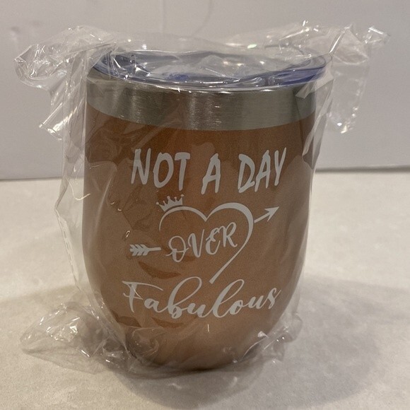 Not a Day Over Fabulous! 4 Pcs Insulated Stainless Steel Tumbler Lid Straw Brush - Picture 7 of 10